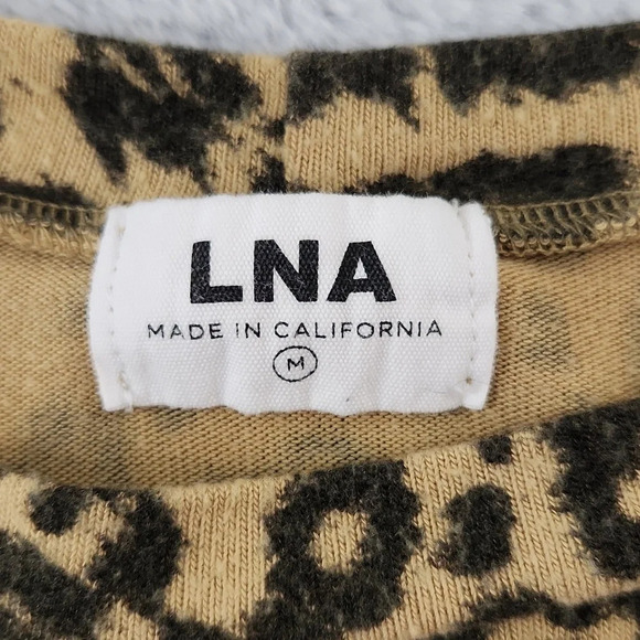 LNA Lepord print long sleeve top - Picture 6 of 10